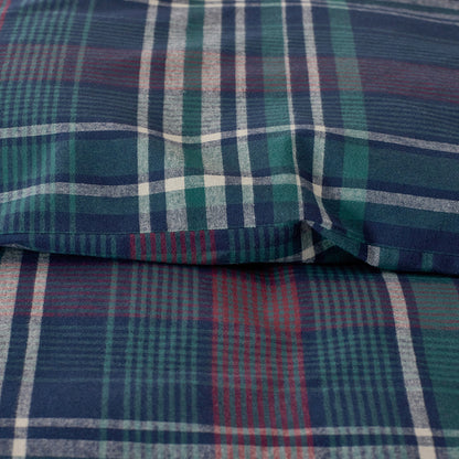 Classic Plaid Ultra-Cozy Cotton Flannel Pillowcase Set