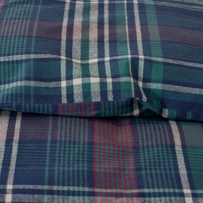 Classic Plaid Ultra-Cozy Cotton Flannel Flat Bed Sheet