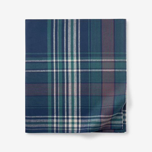Classic Plaid Ultra-Cozy Cotton Flannel Flat Bed Sheet