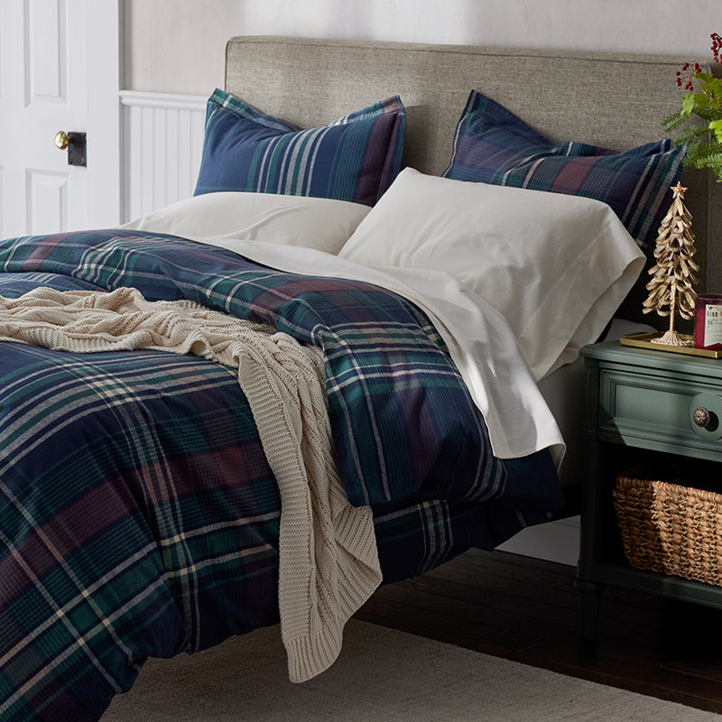 Classic Plaid Ultra-Cozy Cotton Flannel Pillowcase Set