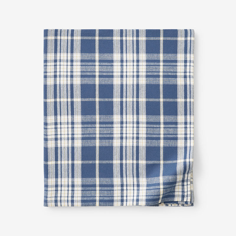 Classic Plaid Ultra-Cozy Cotton Flannel Flat Bed Sheet