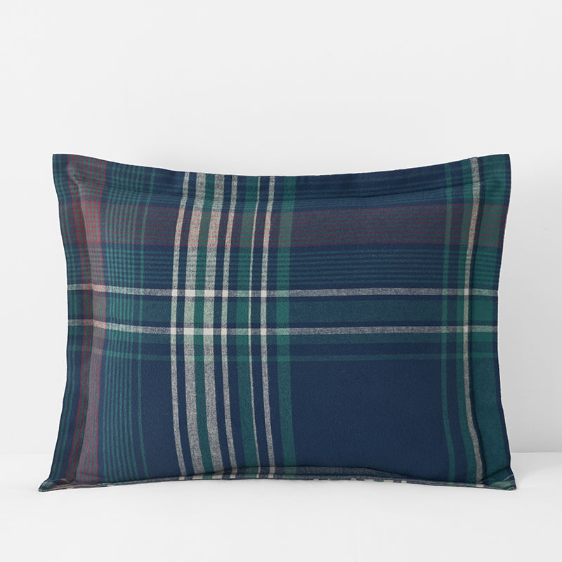 Classic Plaid Ultra-Cozy Cotton Flannel Sham