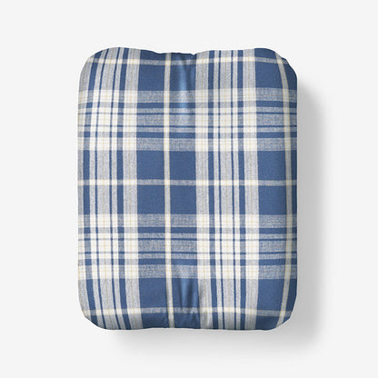 Classic Plaid Ultra-Cozy Cotton Flannel Fitted Bed Sheet