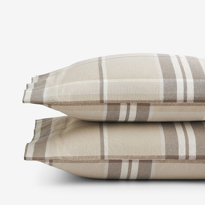 Classic Plaid Ultra-Cozy Cotton Flannel Pillowcase Set
