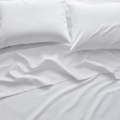 Premium Smooth Supima® Cotton Wrinkle-Free Sateen Flat Bed Sheet