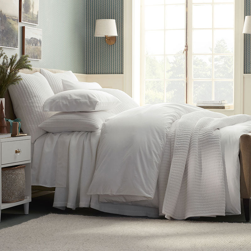 Premium Smooth Supima® Cotton Wrinkle-Free Sateen Flat Bed Sheet