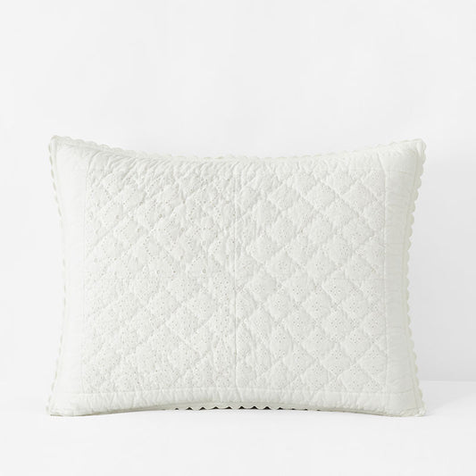 Vintage Eyelet Quilted Sham