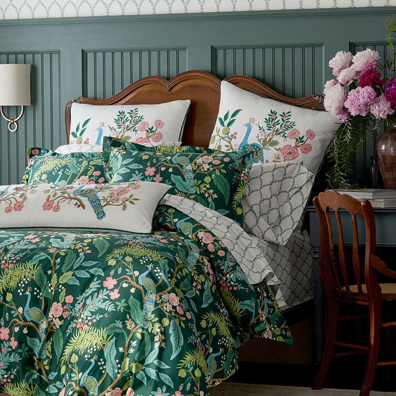 Peacock Classic Smooth Sateen Duvet Cover
