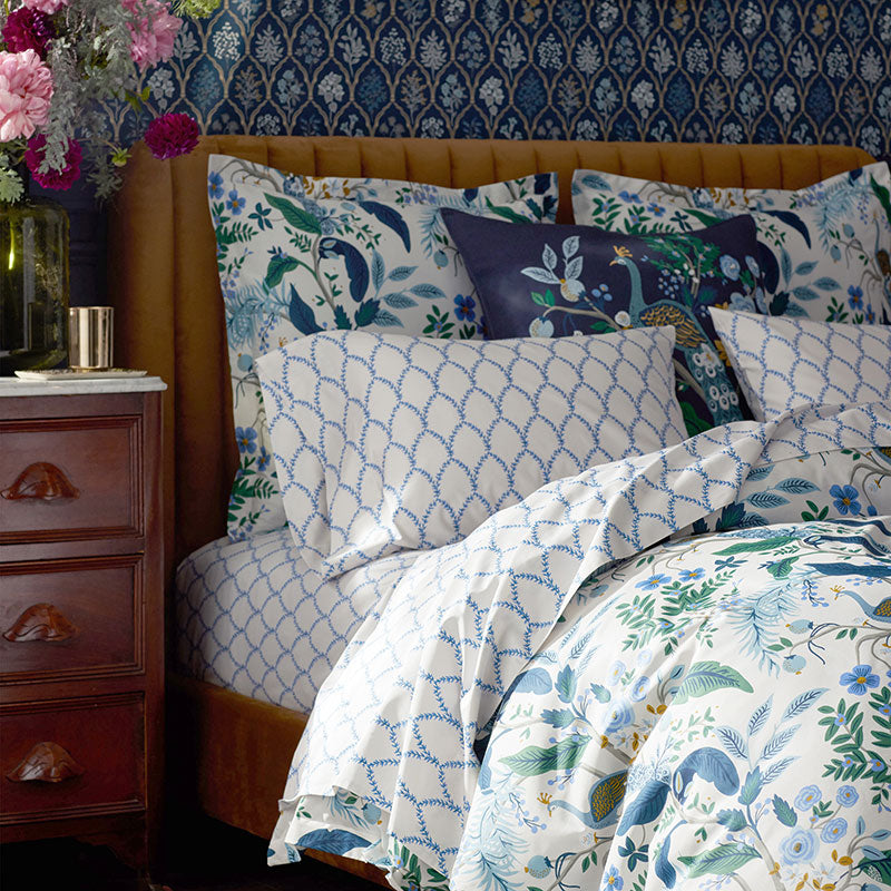 Peacock Classic Smooth Sateen Duvet Cover