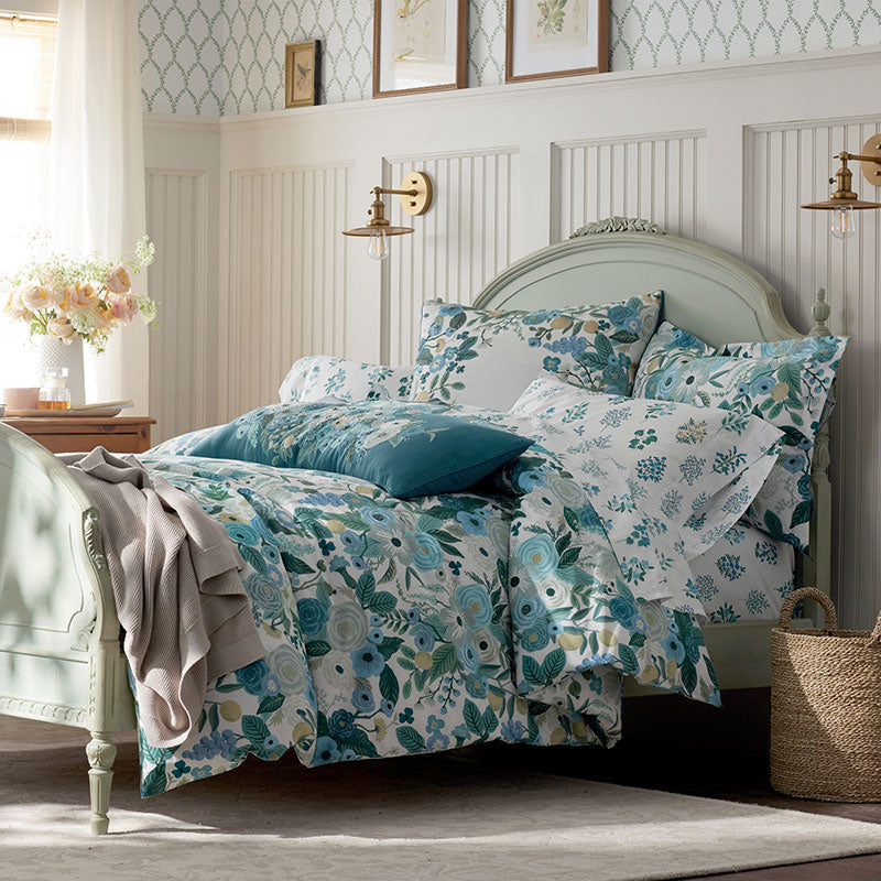 Garden Party Classic Cool Cotton Percale Pillowcase Set