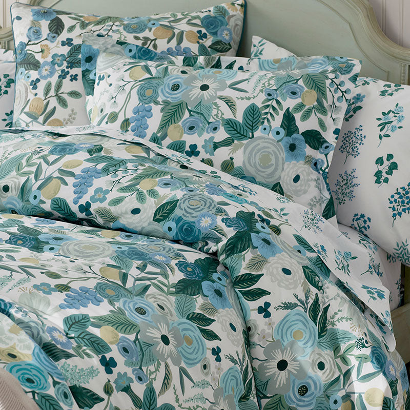 Garden Party Classic Cool Cotton Percale Fitted Bed Sheet