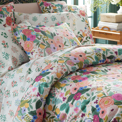 Garden Party Classic Cool Cotton Percale Duvet Cover