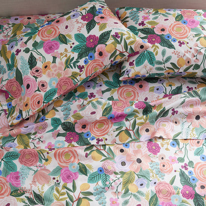 Garden Party Classic Cool Cotton Percale Fitted Bed Sheet