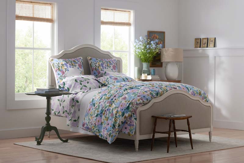Garden Party Embroidered Decorative Square Pillow Cover