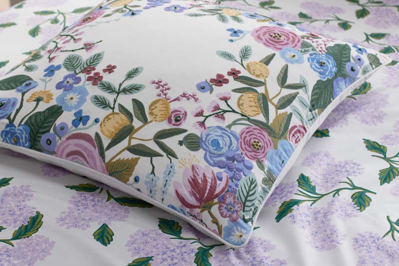 Garden Party Embroidered Decorative Square Pillow Cover