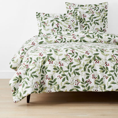 Holiday Print Classic Ultra-Cozy Cotton Flannel Duvet Cover