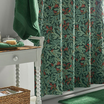 Willowberry Classic Cool Cotton Percale Shower Curtain