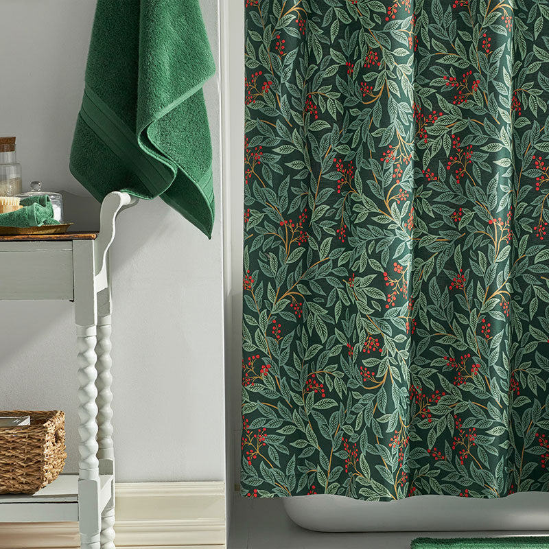 Willowberry Classic Cool Cotton Percale Shower Curtain