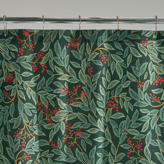 Willowberry Classic Cool Cotton Percale Shower Curtain