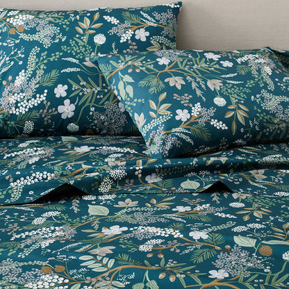 Juniper Forest Classic Smooth Sateen Bed Sheet Set