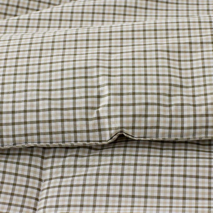 Classic Stripes and Plaids Cool Yarn-Dyed Cotton Percale Comforter