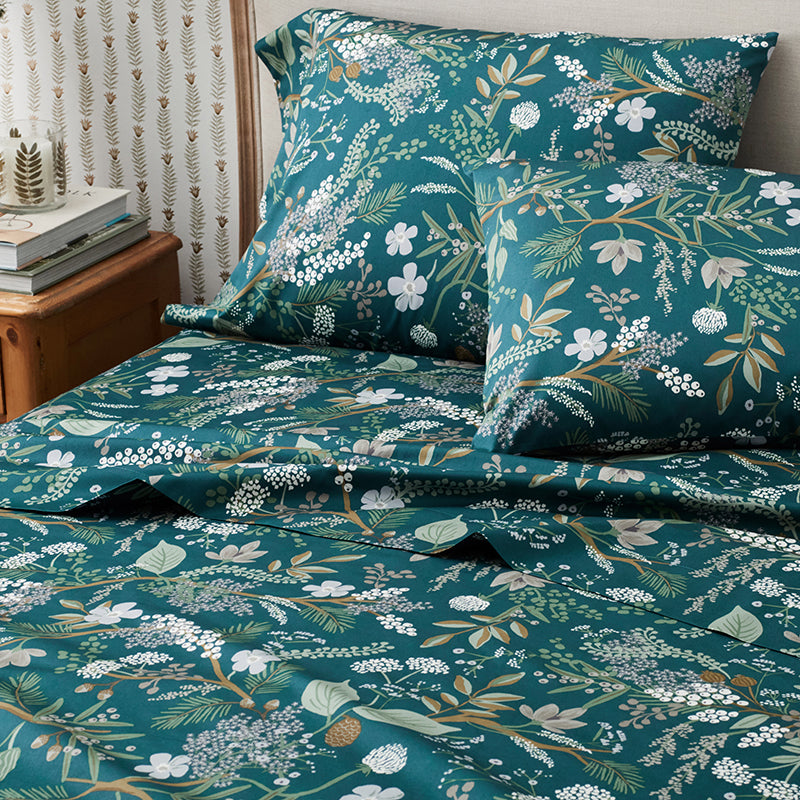 Juniper Forest Classic Smooth Sateen Flat Bed Sheet