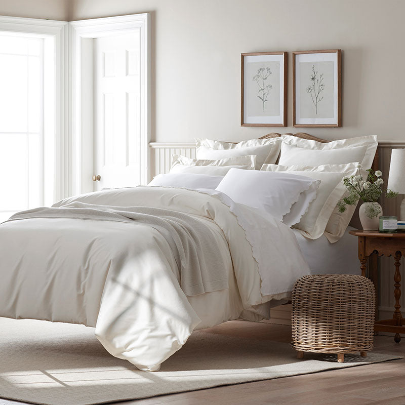 Sateen Classic Smooth Solid  Duvet Cover
