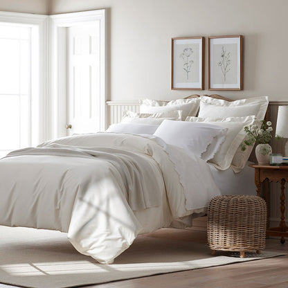 Sateen Classic Smooth Solid  Pillowcase Set