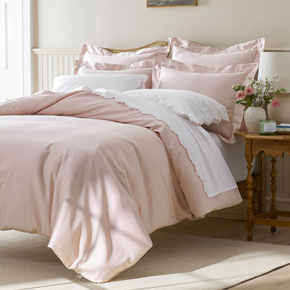 Sateen Classic Smooth Solid  Pillowcase Set