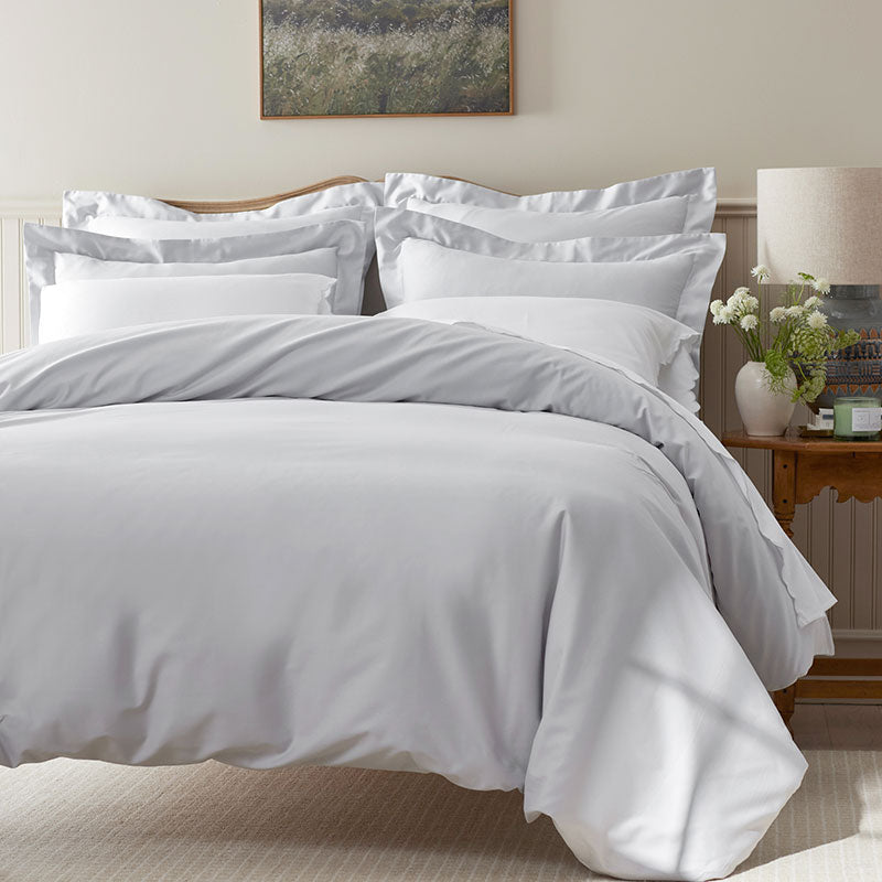 Sateen Classic Smooth Solid Bed Sheet Set