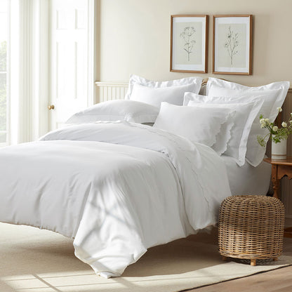 Sateen Classic Smooth Solid Bed Sheet Set
