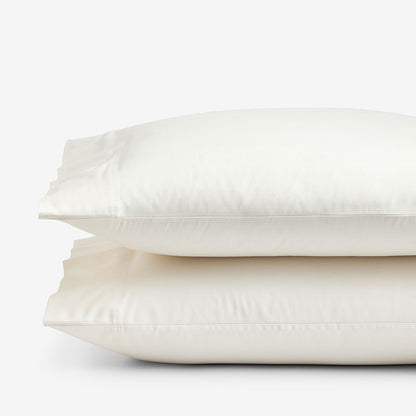 Sateen Classic Smooth Solid  Pillowcase Set