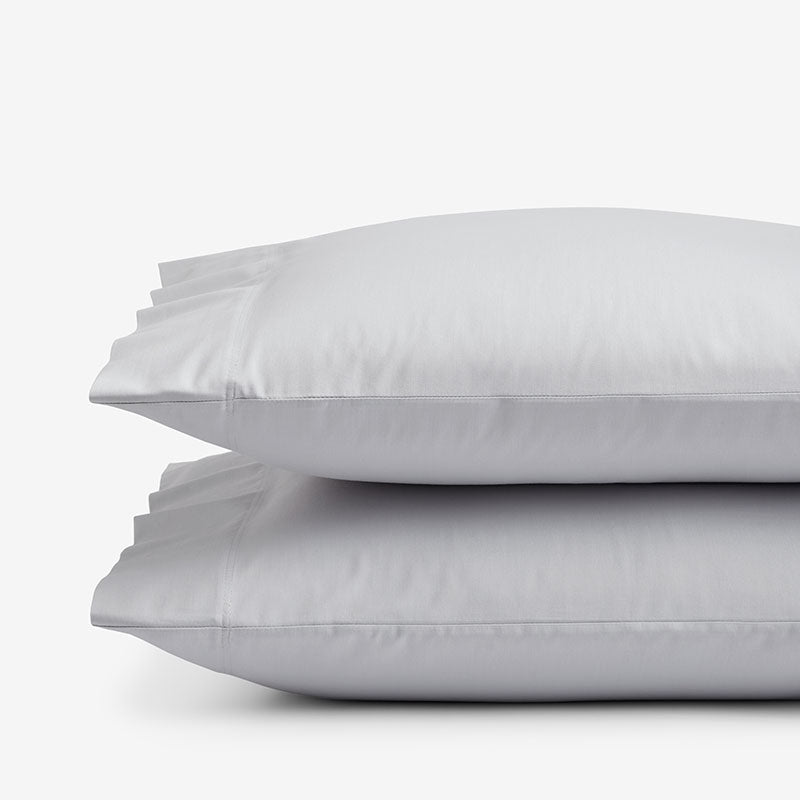 Sateen Classic Smooth Solid  Pillowcase Set