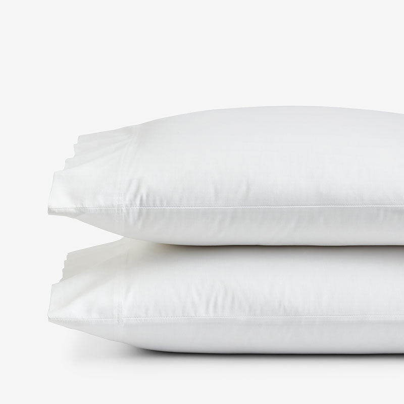 Sateen Classic Smooth Solid  Pillowcase Set