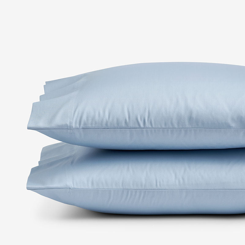 Sateen Classic Smooth Solid  Pillowcase Set