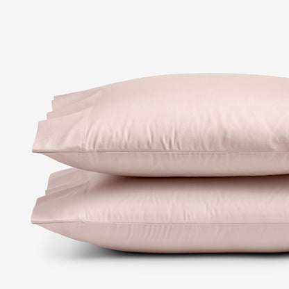 Sateen Classic Smooth Solid  Pillowcase Set