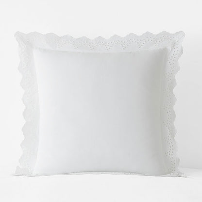 Eyelet Classic Cool Cotton Percale Solid Sham
