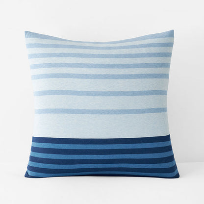 T-Shirt Soft Jersey Knit Stripe Yarn-Dyed Sham