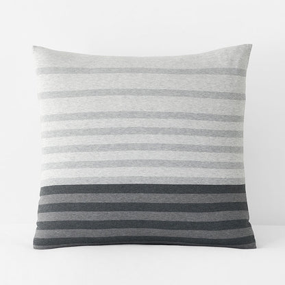 T-Shirt Soft Jersey Knit Stripe Yarn-Dyed Sham