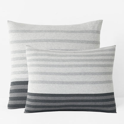 T-Shirt Soft Jersey Knit Stripe Yarn-Dyed Sham