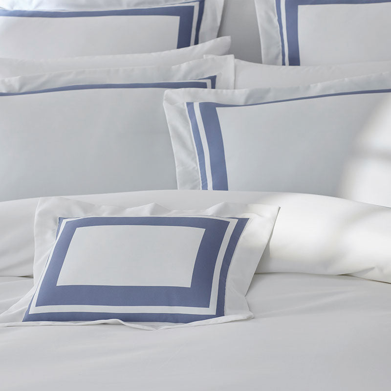 Double Border Premium Smooth Supima® Cotton Wrinkle-Free Sateen Decorative Lumbar Pillow Cover