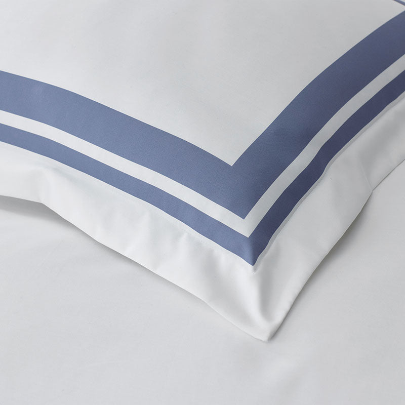 Double Border Premium Smooth Supima® Cotton Wrinkle-Free Sateen Decorative Lumbar Pillow Cover