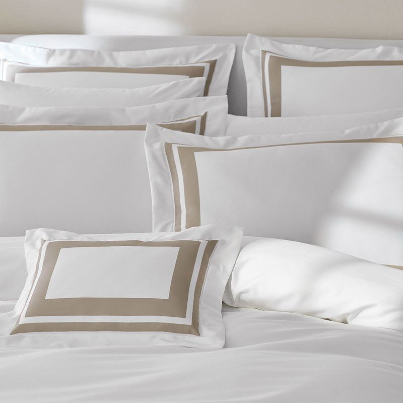 Double Border Premium Smooth Supima® Cotton Wrinkle-Free Sateen Decorative Lumbar Pillow Cover