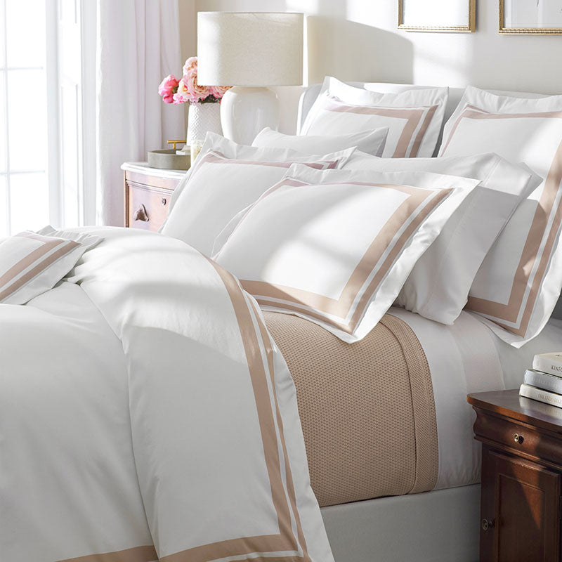 Double Border Premium Smooth Supima® Cotton Wrinkle-Free Sateen Decorative Lumbar Pillow Cover