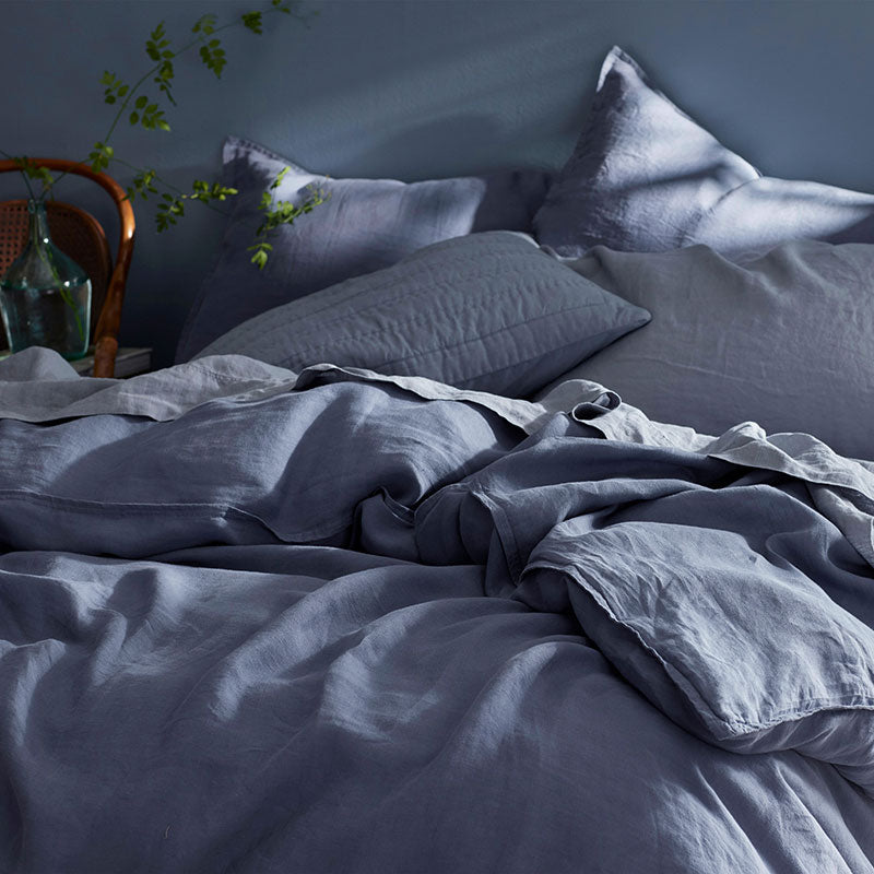 Premium Breathable Washed Linen Solid Sham