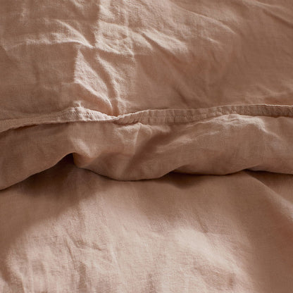 Premium Breathable Washed Linen Solid Sham