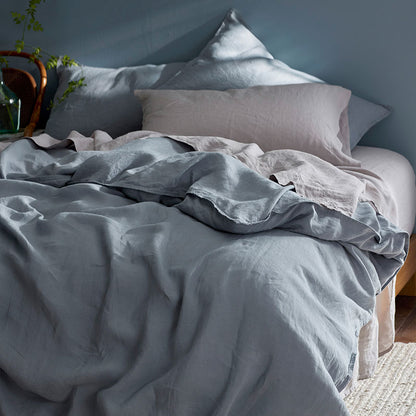 Premium Breathable Washed Linen Solid Sham