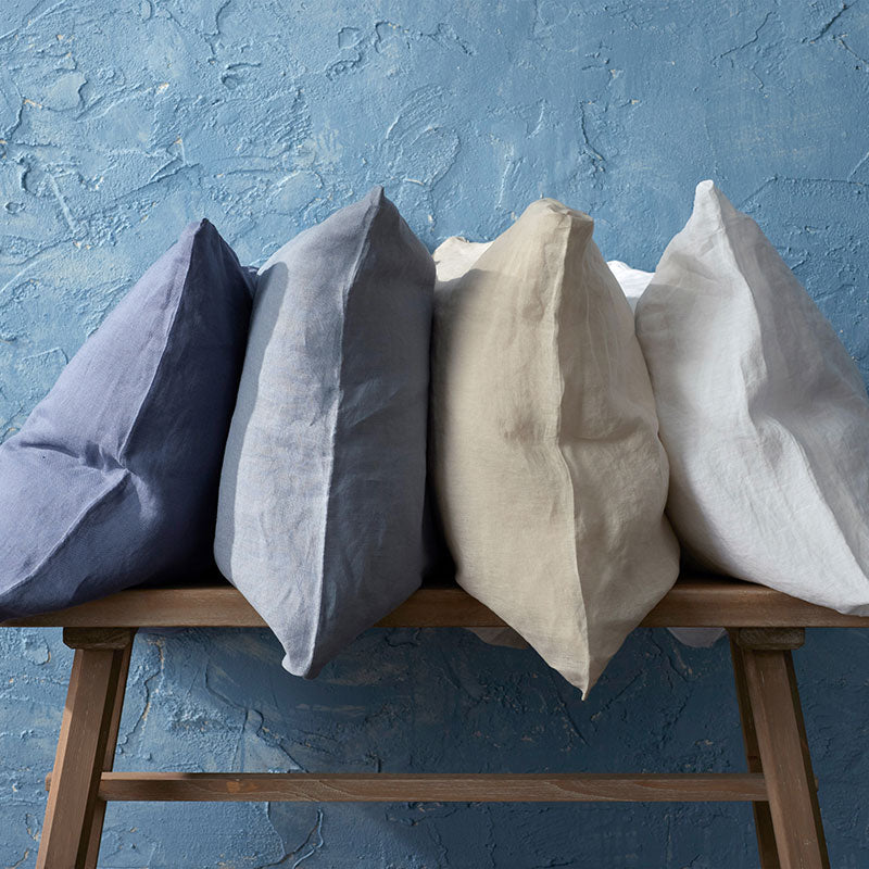 Premium Breathable Washed Linen Solid Sham