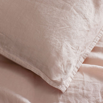 Premium Breathable Washed Linen Solid Duvet Cover