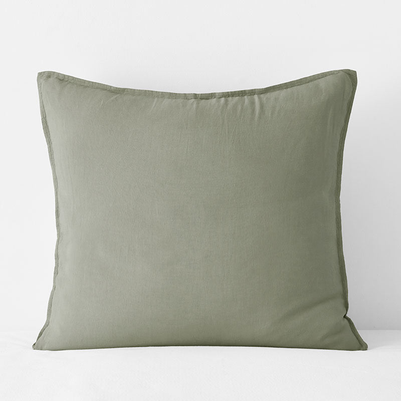 Premium Breathable Washed Linen Solid Sham